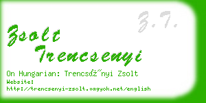 zsolt trencsenyi business card